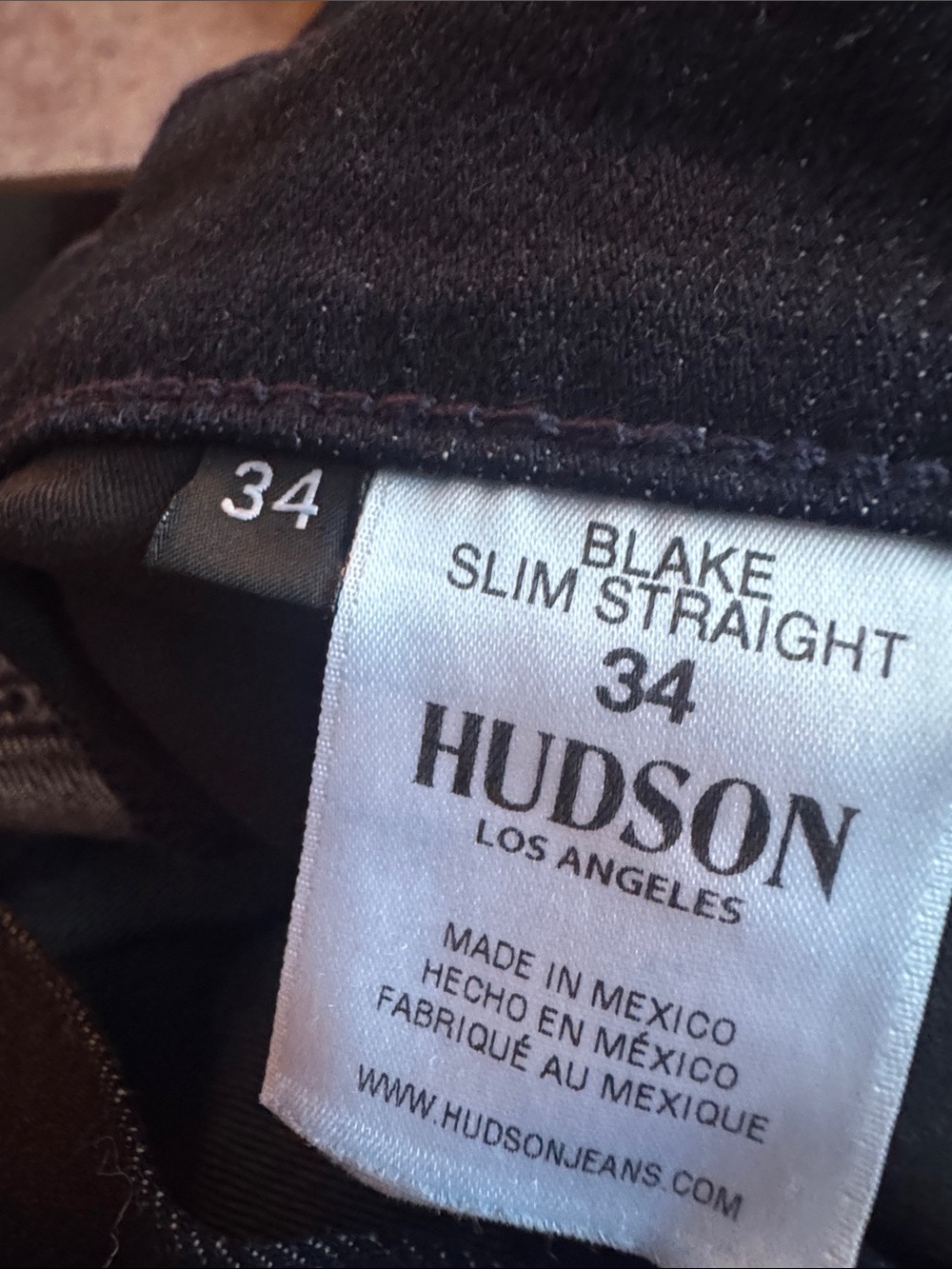 Hudson Jeans Blake Slim Straight Men’s Jeans - Black